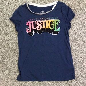justice shortsleeved shirt